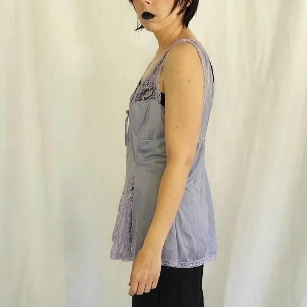 80s‎ Lilac Purple Nightie - Picture 2 of 4
